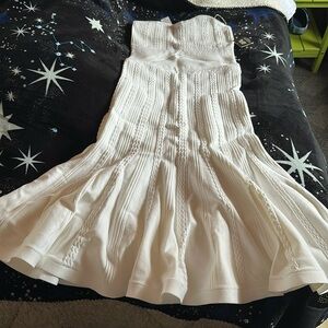 Express Strapless Sweater Dress